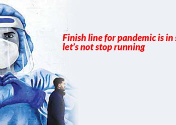 ‘Finish line for pandemic is in sight; let’s not stop running’