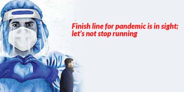 ‘Finish line for pandemic is in sight; let’s not stop running’