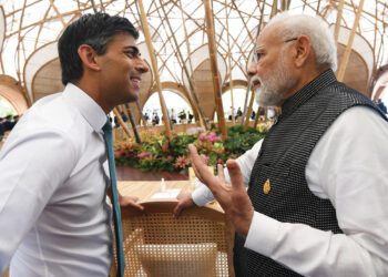 PM Modi talks to UK PM Rishi Sunak, in Bali, during G20 Summit