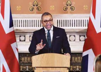 UK Foreign Secretary James Cleverly