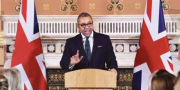 UK Foreign Secretary James Cleverly