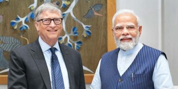 Gates lauds PM Modi’s efforts in healthcare and digital payments