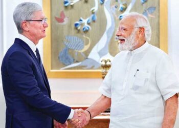 Apple CEO Tim Cook meets PM Modi in New Delhi
