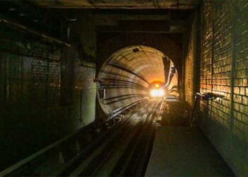 Kolkata Metro runs under the Hooghly river
