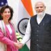 PM Modi with US Commerce Secretary Gina Raimondo - File Photo