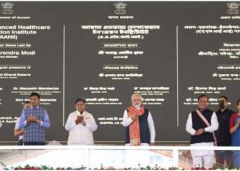 PM unveils mega projects in Assam