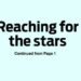 Reaching for the stars