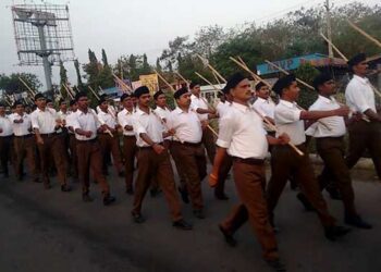 RSS takes out route march in Tamil Nadu