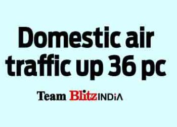 Domestic air traffic up 36 pc