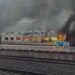 Fire breaks out in train at Kannur station