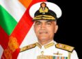 Navy chief interacts with Saudi Arabian cadets