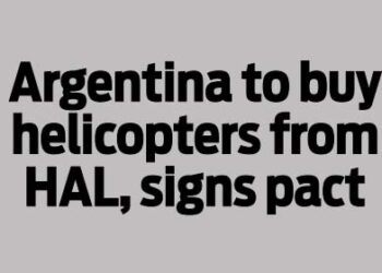 Argentina to buy helicopters from HAL