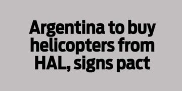 Argentina to buy helicopters from HAL