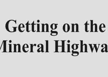 Getting on the Mineral Highway