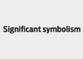 Significant symbolism