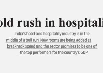 Gold rush in hospitality