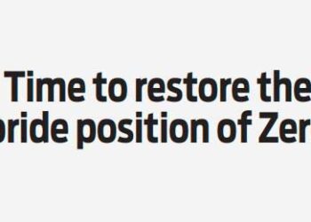 Time to restore the pride position of Zero