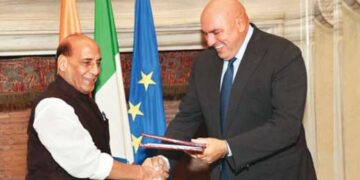 Rajnath signs