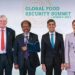 British PM and Somali President with delegates at the Global Food Security Summit –