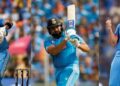 Virat Kohli, Rohit Sharma and Mohd Shami