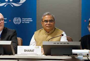 Indian delegation at EWG handover meeting in Genev