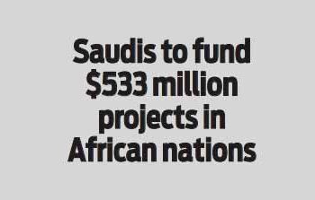 Saudis to fund