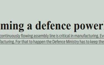 Becoming a defence powerhouse