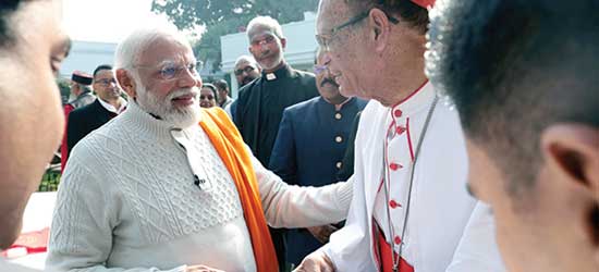 PM Modi’s interaction with Christians, Sikhs stresses nation’s ethos