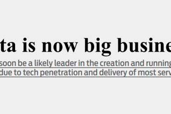 Data is now big business