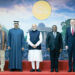 Prime Minister Narendra Modi with Heads of State/Government and other dignitaries at the 10th Vibrant Gujarat Global Summit, at Gandhinagar in Gujarat –