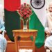 PM Modi with Bangladesh PM Sheikh Hasina in New Delhi