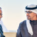 UAE President Sheikh Mohamed bin Zayed Al-Nahyan and WHO Director-General Tedros Adhanom Ghebreyesus in Abu Dhabi.