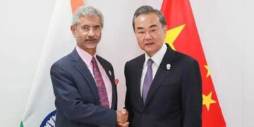 S Jaishankar and Chinese Foreign Minister Wang