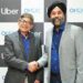 T Koshy, MD & CEO of ONDC and Prabhjeet Singh, President, Uber India