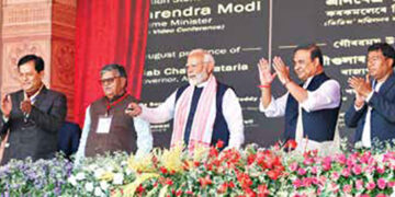 inaugurated and laid the foundation