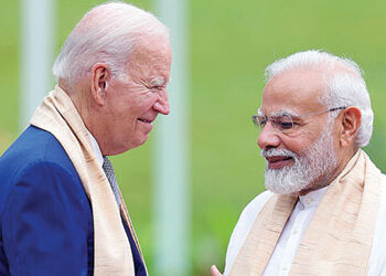 Modi ji with Joe Biden