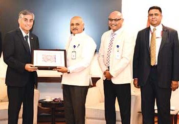 Chilean Ambassador to India Juan Angula at CBI office