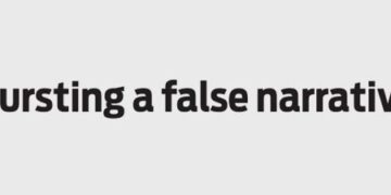 Bursting a false narrative
