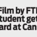 FTII student gets award at Cannes