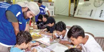 Floating hospital holds fun events for Gaza children