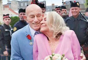 War veteran weds at 100