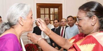 Sitharaman makes history