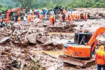 Rescue operation underway following landslides in Wayanad, Kerala, killing over 200