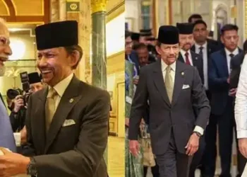 Modi meets Sultan of Brunei