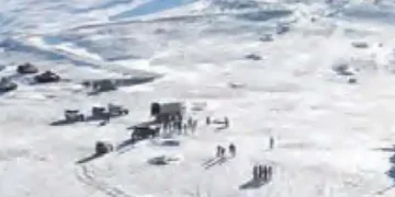 Chinese army retreated from four areas including Galvan Valley