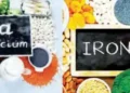 alcium-iron deficiency in Indians
