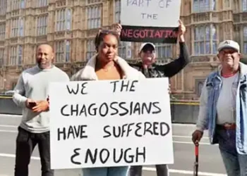 Chagos Islanders protest deal