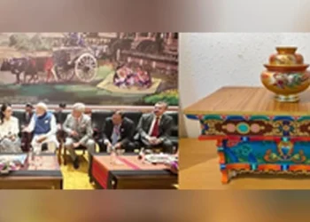 Prime Minister Narendra Modi met his Thailand counterpart Paetongtarn Shinawatra, on the sidelines of the East Asia Summit in Vientiane on October 11 and made their first meeting counterpart memorable by handing over a special gift - a wooden table from Ladakh.