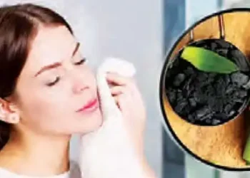 Apply 'Black Diamond' on face, skin will glow like silver.