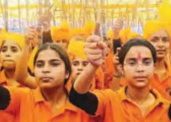 2100 girls took Katar Diksha in Durga Shakti Akhara.